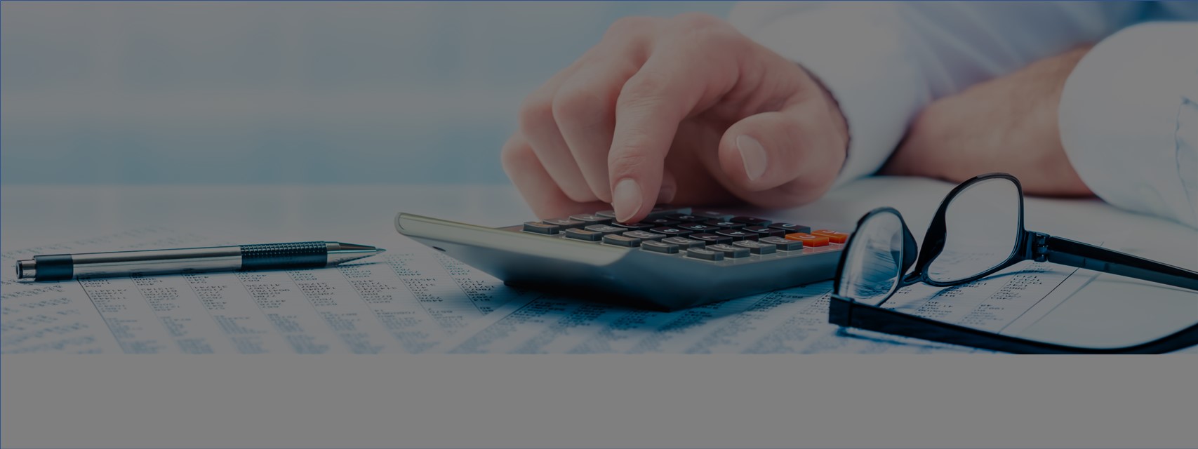 Businessman calculating effect of financial restatement on compensation