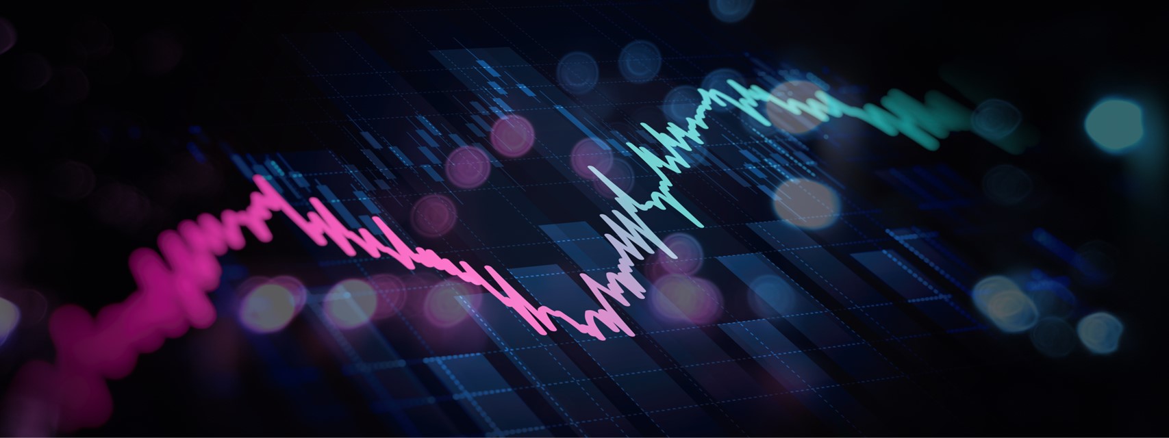 Chart of stock price decline