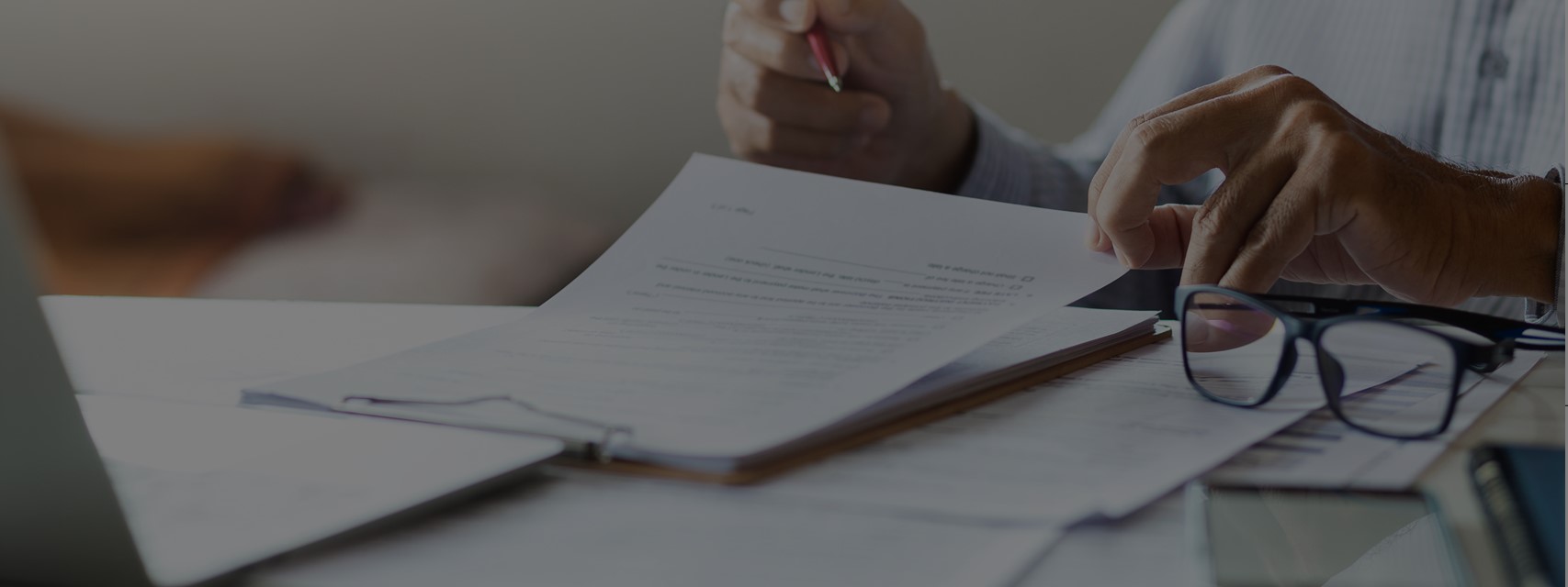 Shareholder reviewing a proxy statement that is much smaller than proxy statements are in real life