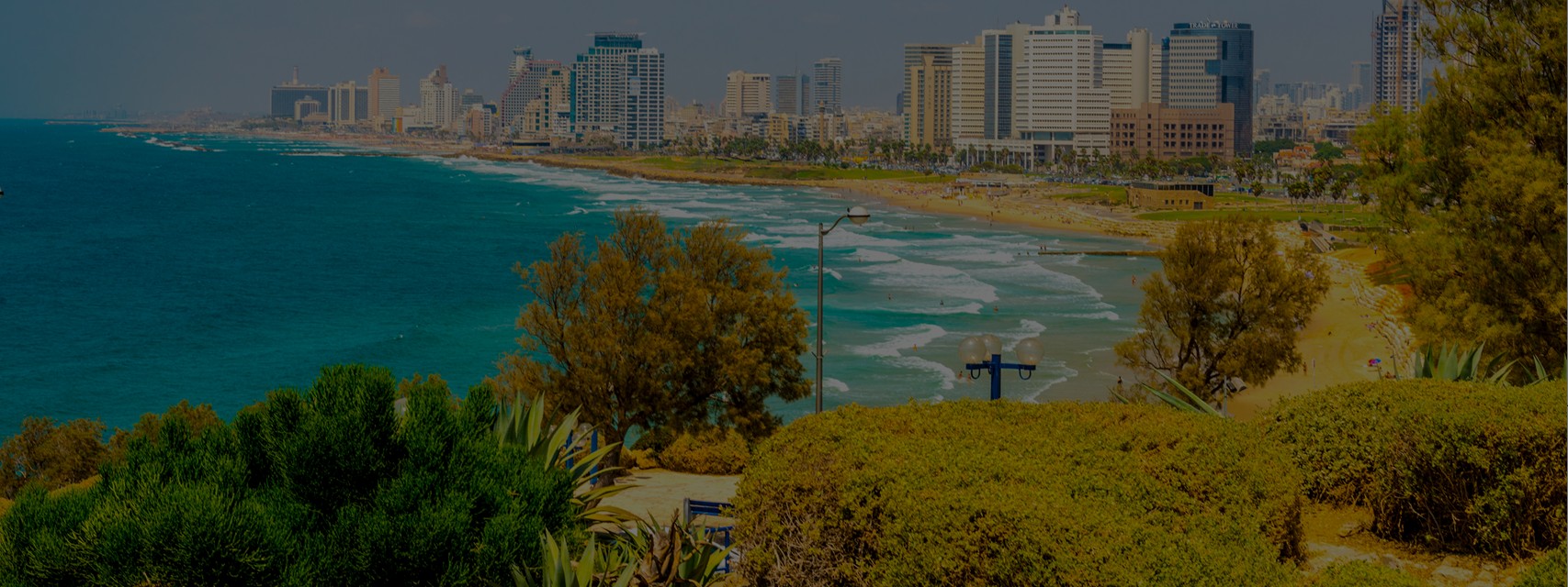 View of the sea in Tel Aviv