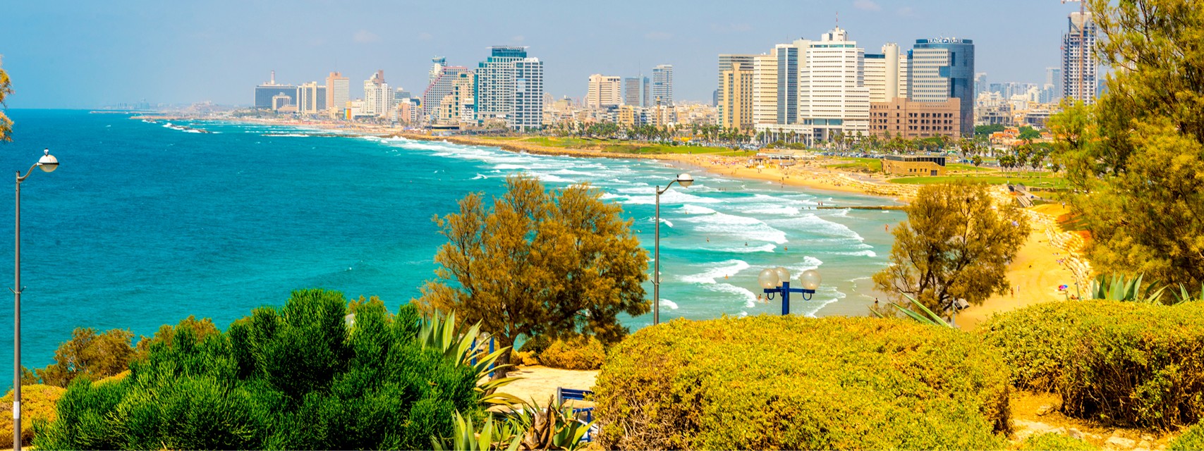 View of the sea in Tel Aviv
