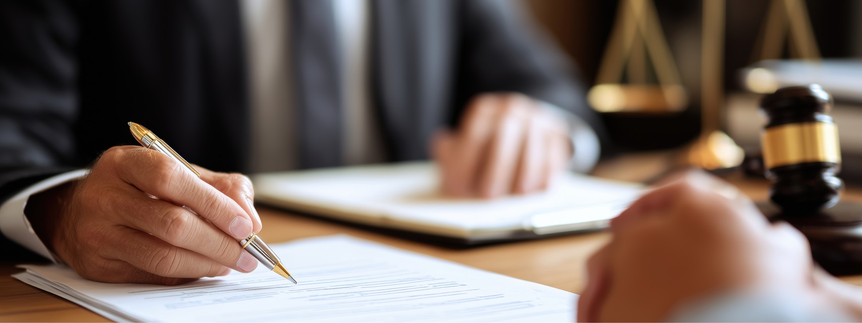 Business professional reviewing changes to an equity award agreement