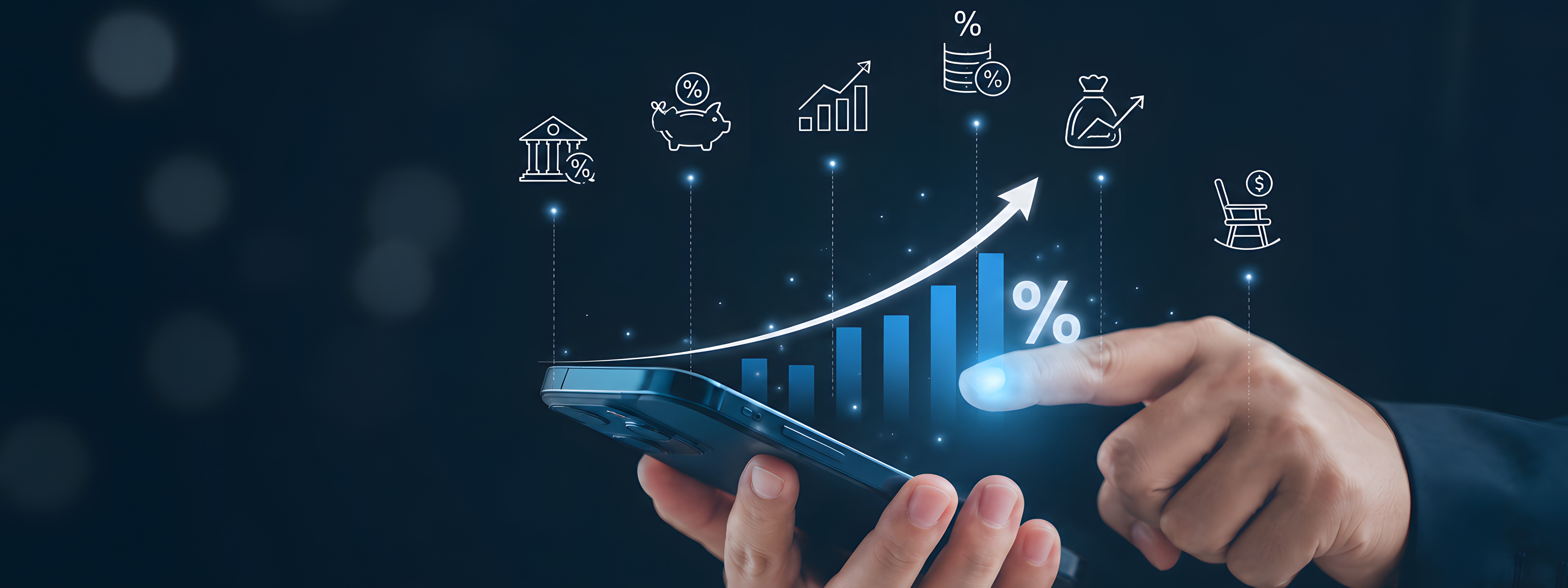 Calculation of stock price growth with icons representing factors in ISO decision-making process