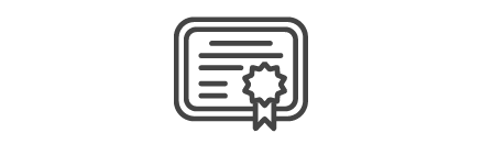icon - certificate Certificate