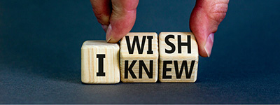 August 19 Webinar - What We Wish We Had Known